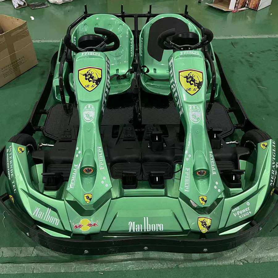 双人款电动卡丁车 亲子双座卡丁车  商用电动漂移卡丁车