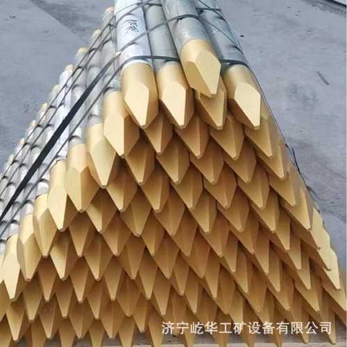 厂家供应挖掘机破碎锤钎杆 68/75/100/135/140锻打圆锥开槽炮钎