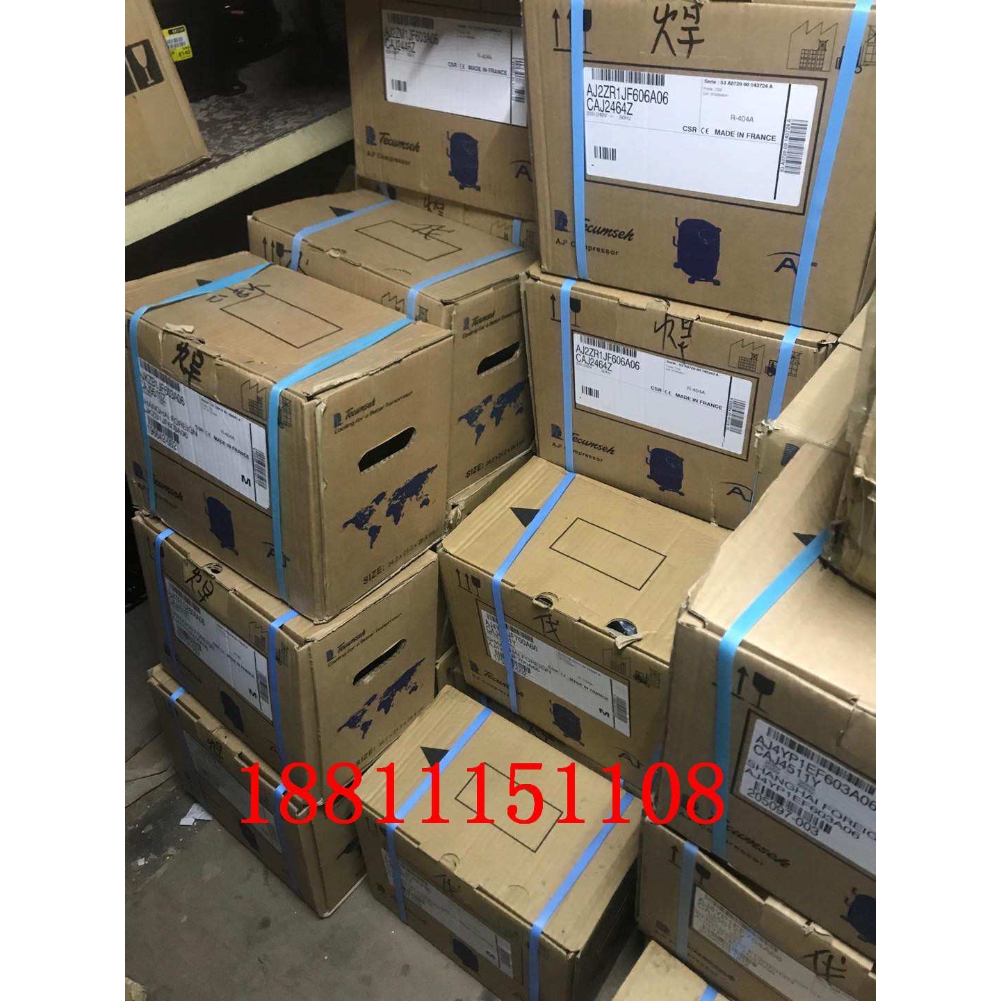 CAJ4519T TAJ4519T    1.7匹法国泰康中低温冷藏库制冷压缩机R22