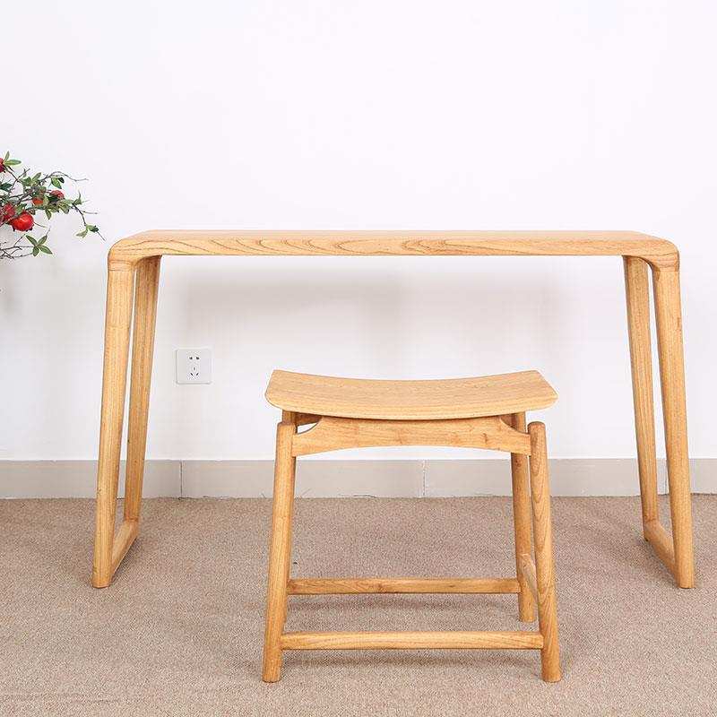 榫卯实木古琴桌椅桌子一体桌琴桌书桌抄经专业老榆木古琴桌凳