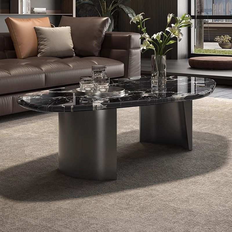 大理石现代意式极简轻奢大小简约茶几组合客厅小户型高级家居现货