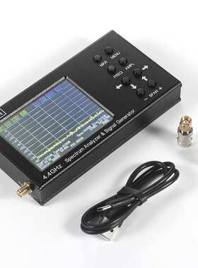 SA6 Mini手持频谱分析仪支持35-4400MHz3.2寸信号发生器频谱仪
