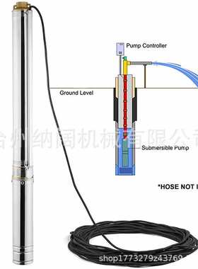 跨境不锈钢深井多级潜水泵家用井用抽水农用灌溉water Bore Pump