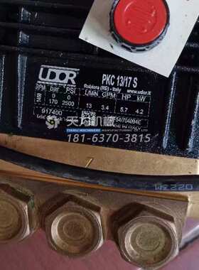 UDOR雾德意大利进口PKC15/15S高压水泵PKC13/17S清洗机高压柱塞泵