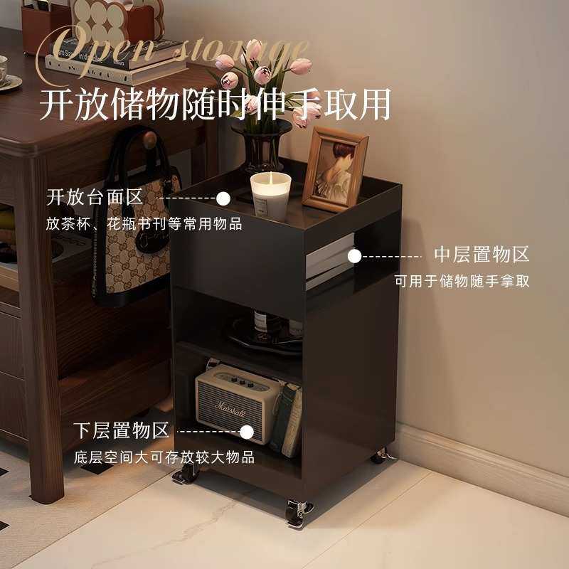 中古风床头柜卧室简约带轮床边柜铁艺家用置物架小型客厅沙发边几,鲜花速递/花卉仿真/绿植园艺,割草机/草坪机,淘宝优惠券,粉丝福利购,淘宝优惠卷