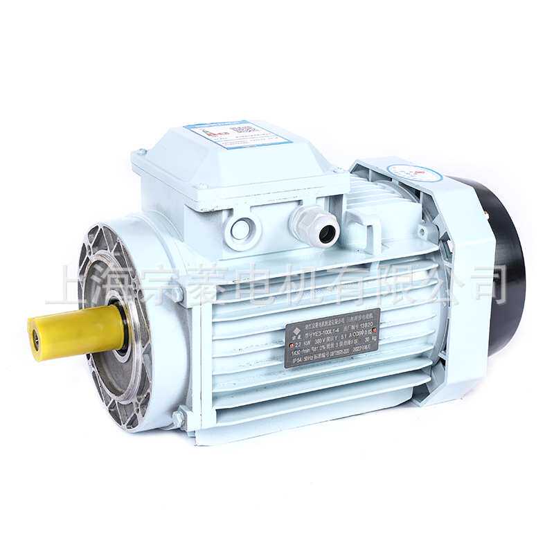 2极YS铝壳三相异步电动机380V0.25/0.55/0.75/1.1/1.5KW立式电机