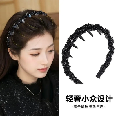 【下单立减50】新款2025路易斯繁星发箍 轻奢气质小香风手工PX