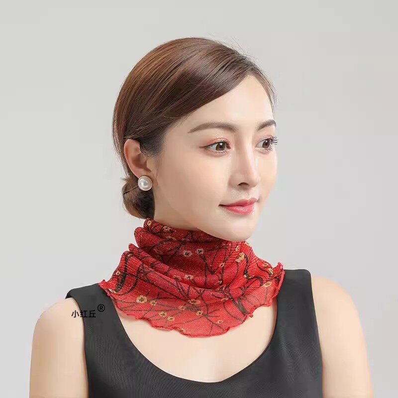 丝巾项炼伤疤遮盖颈纹遮疤痕神器夏天甲状腺术后脖子遮挡装饰防晒图片