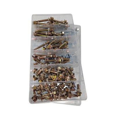 北塔混装外六角钻尾螺丝套装彩钢瓦燕尾家用自钻自攻钉国标5.5