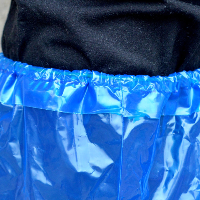 一次性塑料鞋套防水防雨防滑耐磨漂流养殖场户外塑料长筒靴套脚套