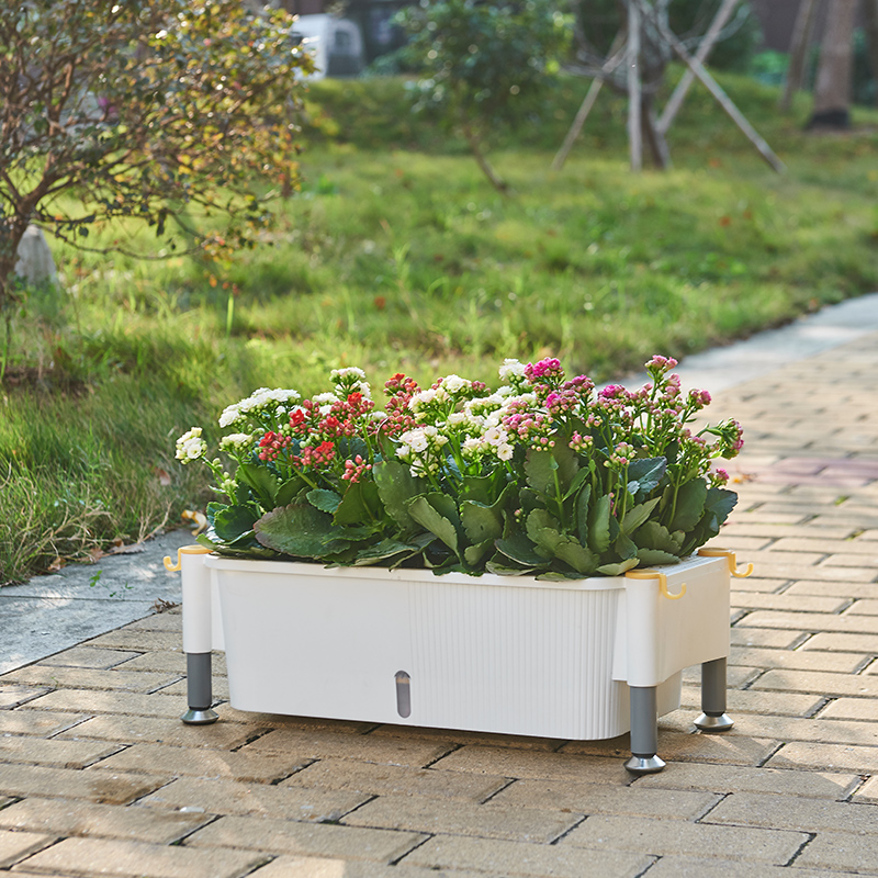 多层花架置物架阳台客厅种菜室内多肉绿萝花盆家庭蔬菜可移动带轮