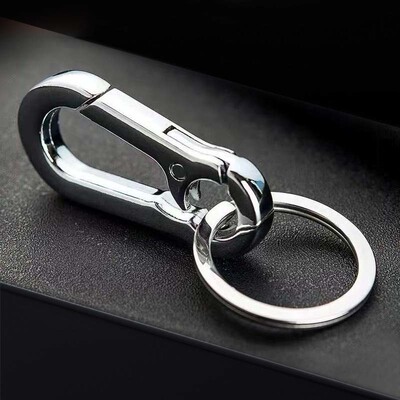 钥匙扣挂饰男创意腰挂锁匙扣钥匙链圈环挎包挂件礼物耐用合金文创