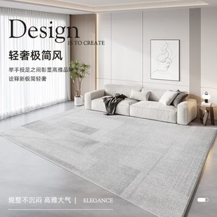 地垫边轻奢 家用卧室床免洗毯沙发茶几2024高级可擦地毯客厅毯新款