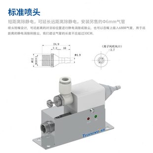 埃用高频离子风嘴除静电风咀电子除尘喷嘴容器管道工业静电消除器