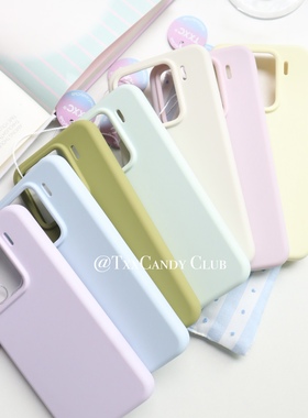 TXXC·大孔液态硅胶适用华为mate60全包简约纯色肤感防摔pura70/70/小米15/Vivo x200高级感情侣手机壳