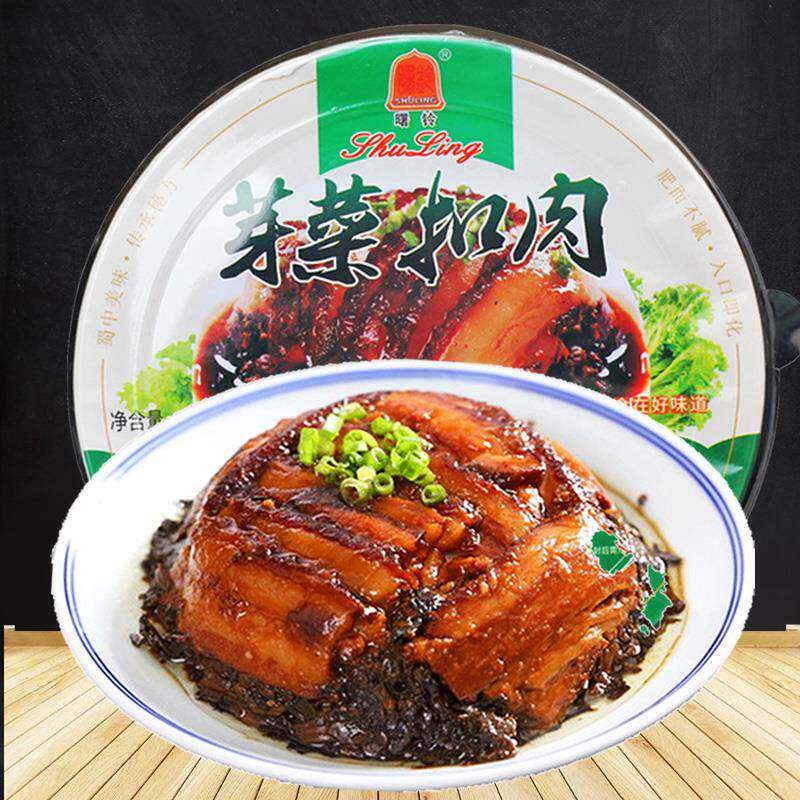 芽菜扣肉 四川特产传统酒席菜品 加热即食熟食扣碗方便菜350g碗装