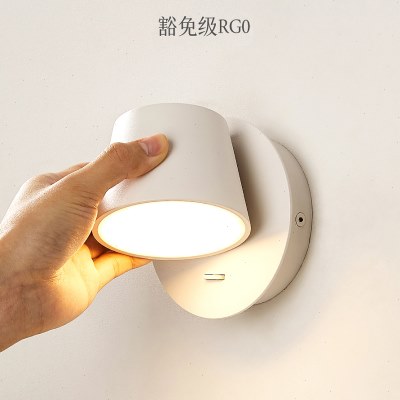 壁灯床头卧室阅读灯墙灯现代极简北欧简约主卧室可调光旋转墙壁灯