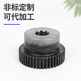 离合轮微耕机零部件炼条机3挡4档离合爪农用旋耕机变速箱齿轮