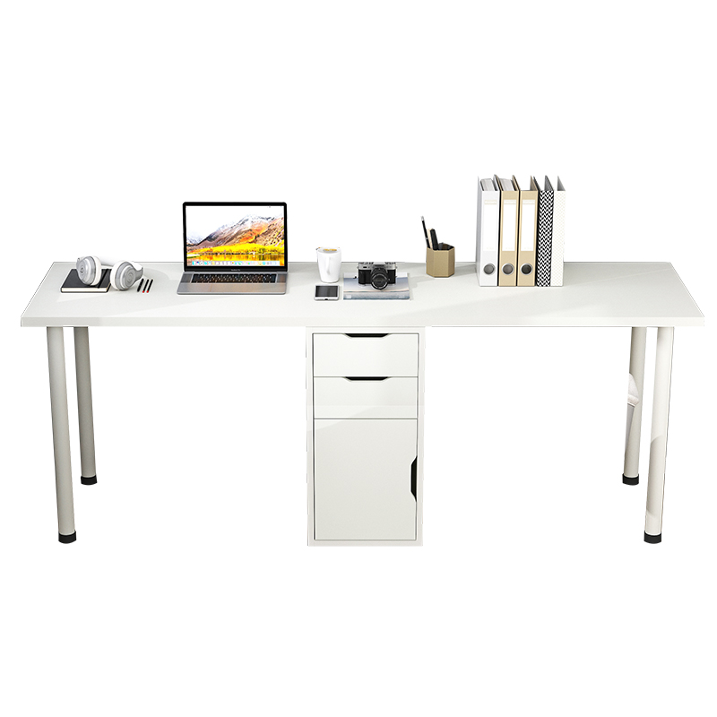 经济型单人书桌二孩带柜转角写字桌电脑桌定制小学生儿童桌