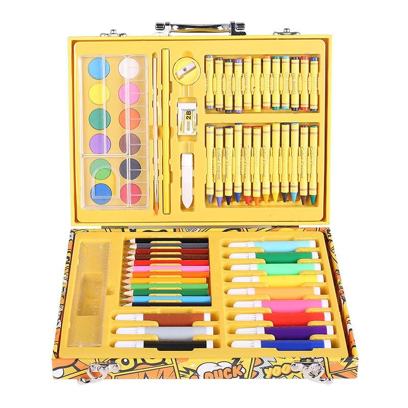 .DU小黄鸭画笔件水彩笔装学生美术绘画蜡笔刷子文具礼盒装水洗无,文具电教/文化用品/商务用品,蜡笔,淘宝优惠券,粉丝福利购,淘宝优惠卷