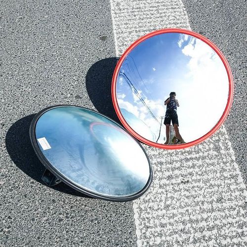 交通广角镜道路转弯路口超大凸透镜室内外凹凸球面镜反光镜大圆镜