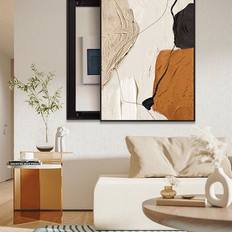 现代电表箱装饰画配电箱关盒几何抽象遮挡板级感挂画,家居饰品,现代装饰画,淘宝优惠券,粉丝福利购,淘宝优惠卷