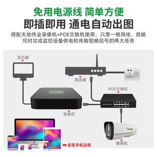 天地伟业录像机路高监控器机N