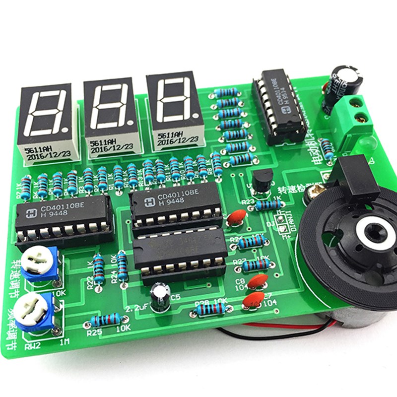 电动机转速控制电机转速测量表数字电路电子制作DIYTJ-5-209