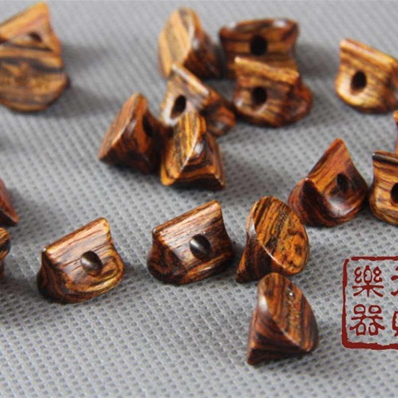 二胡码子 海南品黄花梨琴码 二胡马子 二胡琴码二胡配件 高档琴码