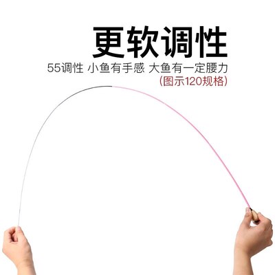 小鱼匠短溪流竿小物竿白条竿迷你手竿鳑鲏竿袖珍钓鱼杆