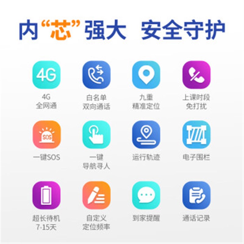 智能电子学生卡儿童定位器老防走丢追跟踪校园通订位通话器