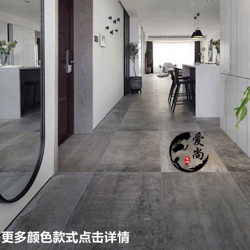 灰色砖客厅墙砖通体大理石瓷砖哑光防滑水磨石砖