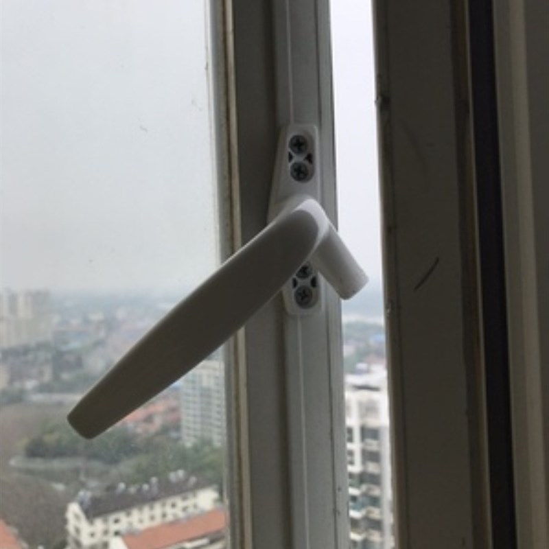 彩铝窗把手推拉窗户执手塑钢50型配件单点锁扣门窗拉手平开窗老式