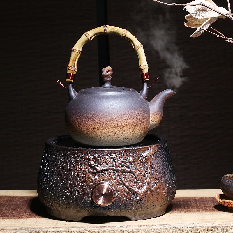 功夫茶炉大功率电陶炉陶铁壶温茶器静音磁炉陶土白茶煮茶家用烧水