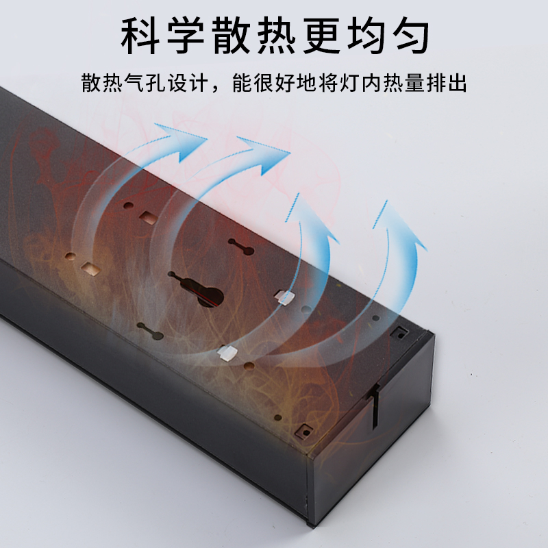 方通灯led长条灯办公室店铺商用铝方通吊顶专用中性光高亮办公灯