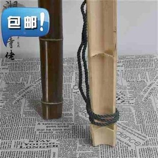 扁担担竹木挑竹实木棒棒扛肩结婚用带钩纯手工挑水挑物扁担务农