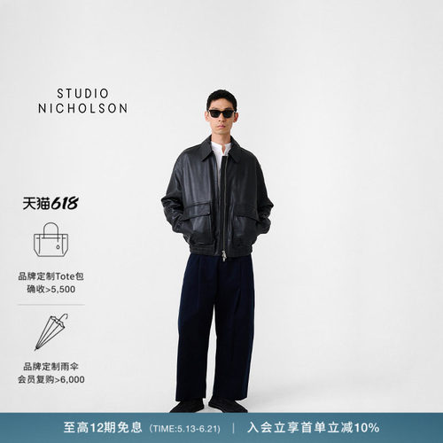 【经典甄选】STUDIO NICHOLSON男女同款PISTON飞行员皮夹克