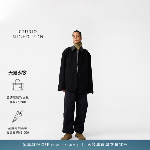 【奢享特惠】STUDIO NICHOLSON女士LEADER双口袋工装夹克