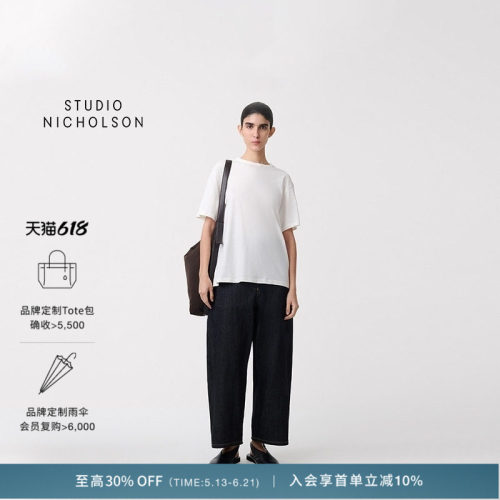 【奢享特惠】STUDIO NICHOLSON女士基础百搭ROND  短袖T恤
