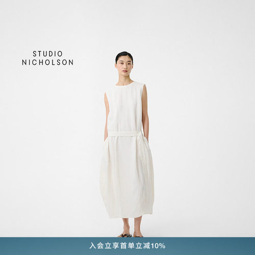 【春夏新品】STUDIO NICHOLSON女士WOLD无袖连衣裙
