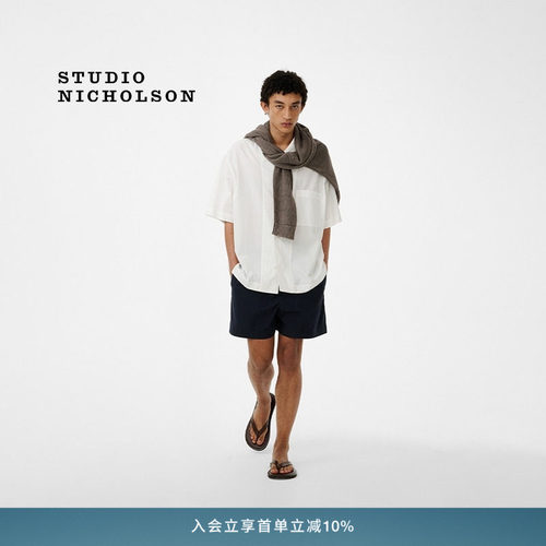 【春夏新品】STUDIO NICHOLSON男士ELIO短款短裤