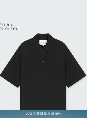 【春夏新品】STUDIO NICHOLSON女士TOULON半门襟短袖衬衫