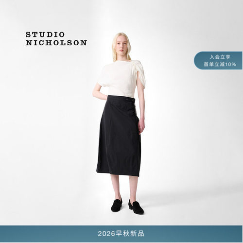 【夏日模块】STUDIO NICHOLSON女士CARPI垂坠肩型上衣
