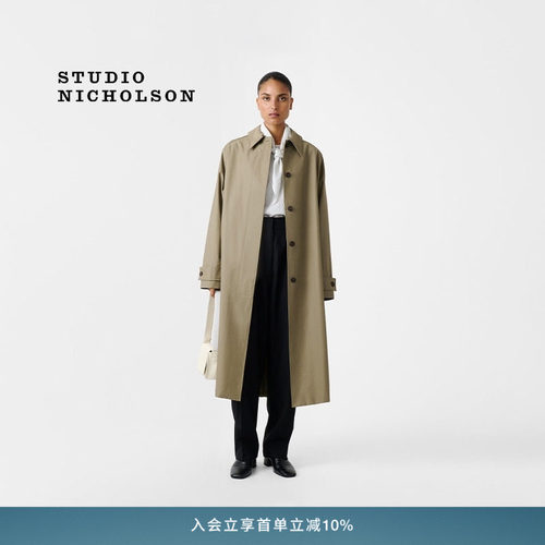 STUDIO NICHOLSON女士HOLIN长款日常风衣