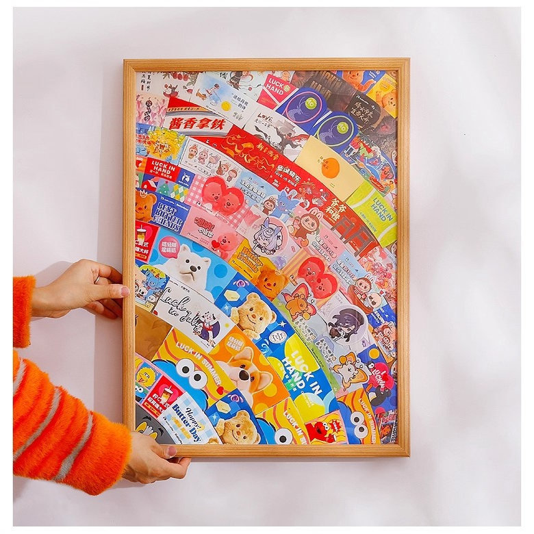 星巴克瑞幸咖啡杯套DIY相框