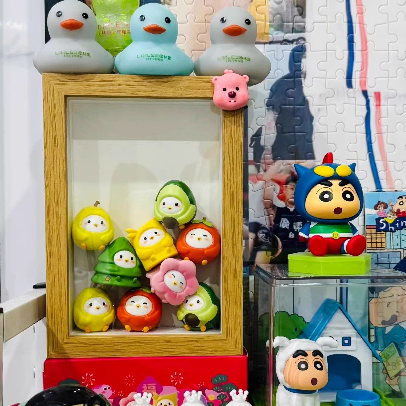 2025新款立体中空相框透明大尺寸7寸8寸手办展示框纯木质相框摆台,家居饰品,相框/画框,淘宝优惠券,粉丝福利购,淘宝优惠卷