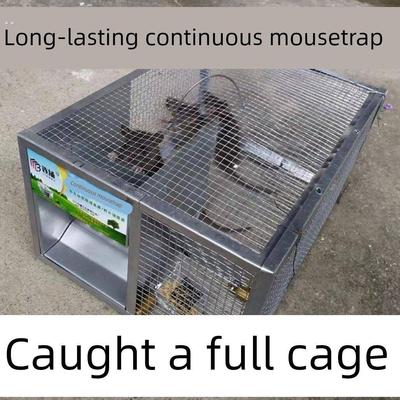 捕鼠神器全自动超强双门新型连续自动诱捕器家用灭大老鼠耗子笼