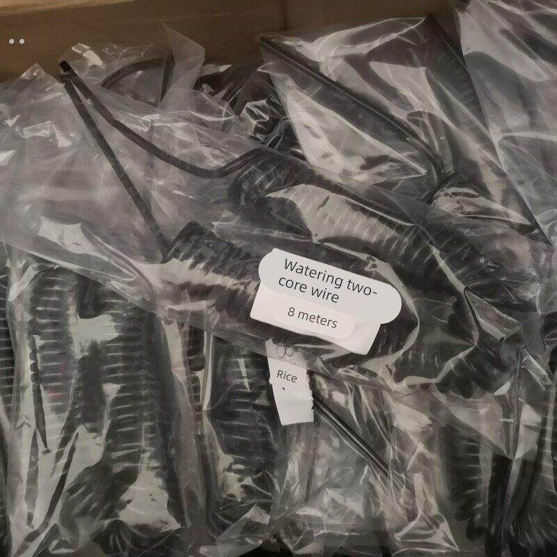 货车挂车淋水专用线纯铜线两芯线1平方8米弹簧线螺旋线加粗纯铜线