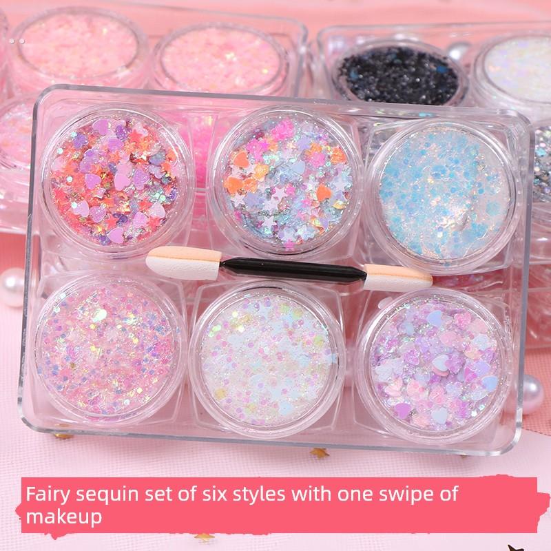 六一儿童表演化妆眼影钻石舞台女童眼妆演出幼儿园亮晶晶脸部贴片