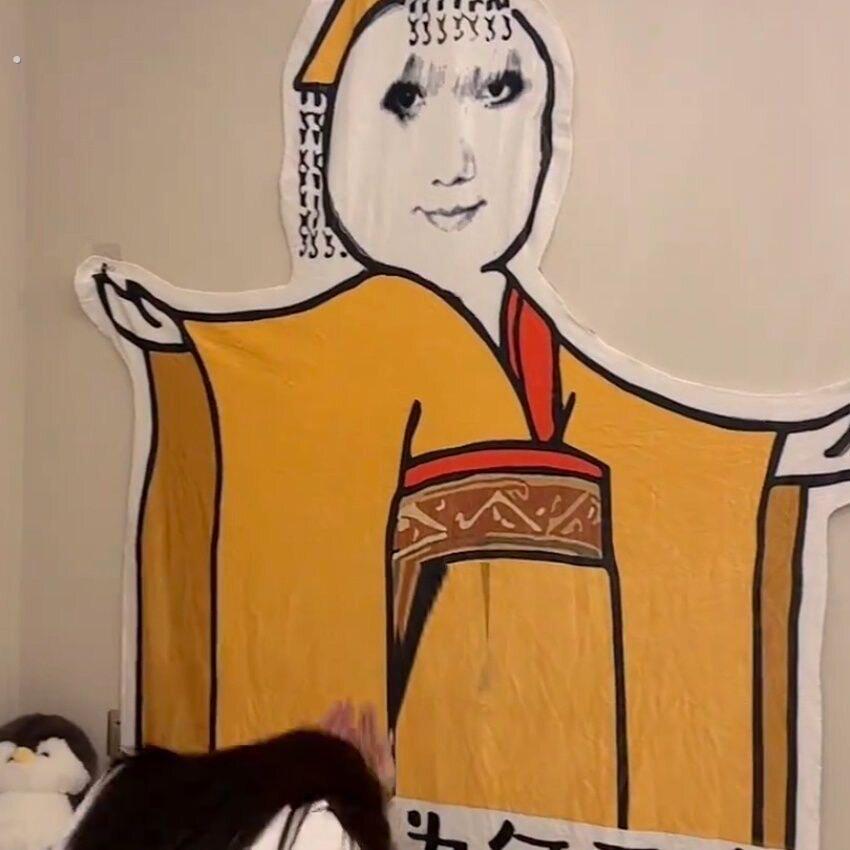 龙图毛毯午睡毯见到朕为何不跪搞怪沙雕女生生日礼物送男生男朋友